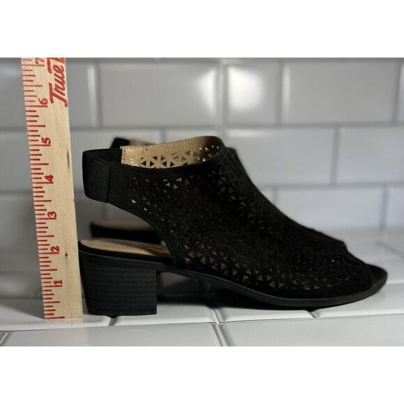 American Eagle Black Slingback Mesh Sandal 9.5w - Picture 10 of 14